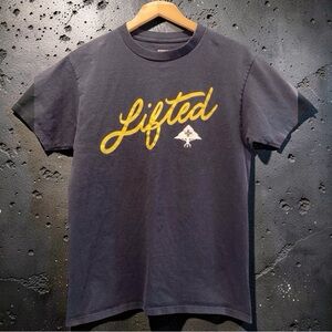 LRG “Lifted” Tree Graphic Tee Black Yellow — Medium — Streetwear Vibes